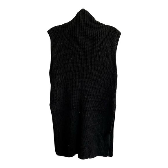 Aritzia Wilfred Durandal Sweater Vest Tunic 100% Merino Wool Small Chunk… - Picture 4 of 9
